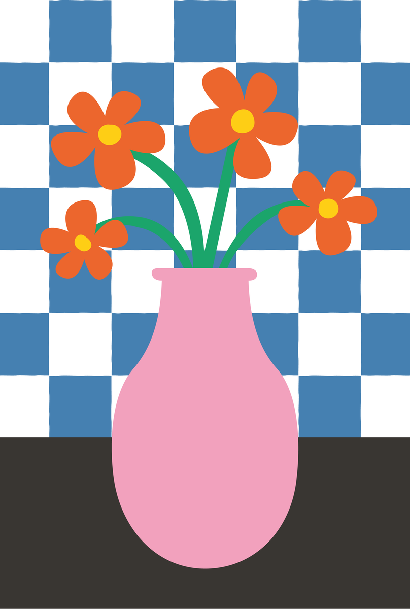 yisual - Aluminium - Happy Vase Pink
