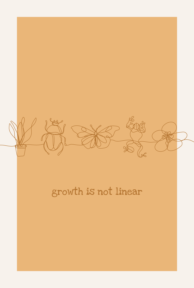 yisual - Poster - Rooted Flow Orange