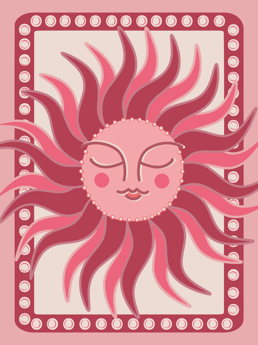 yisual - Poster - Solar Soul Pink